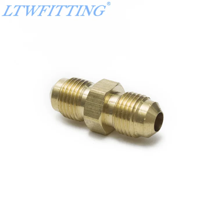 

LTWFITTING Brass 5/16" OD Flare Union,Brass Flare Tube Fitting