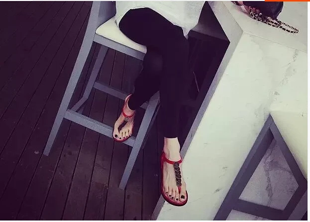In the summer of 2014 new harajuku female flat with student han edition black clip toe shoes tide restoring ancient ways | Обувь