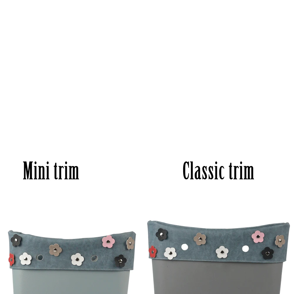 Женская сумка с заклепками и цветочным принтом Tanqu черная классическая