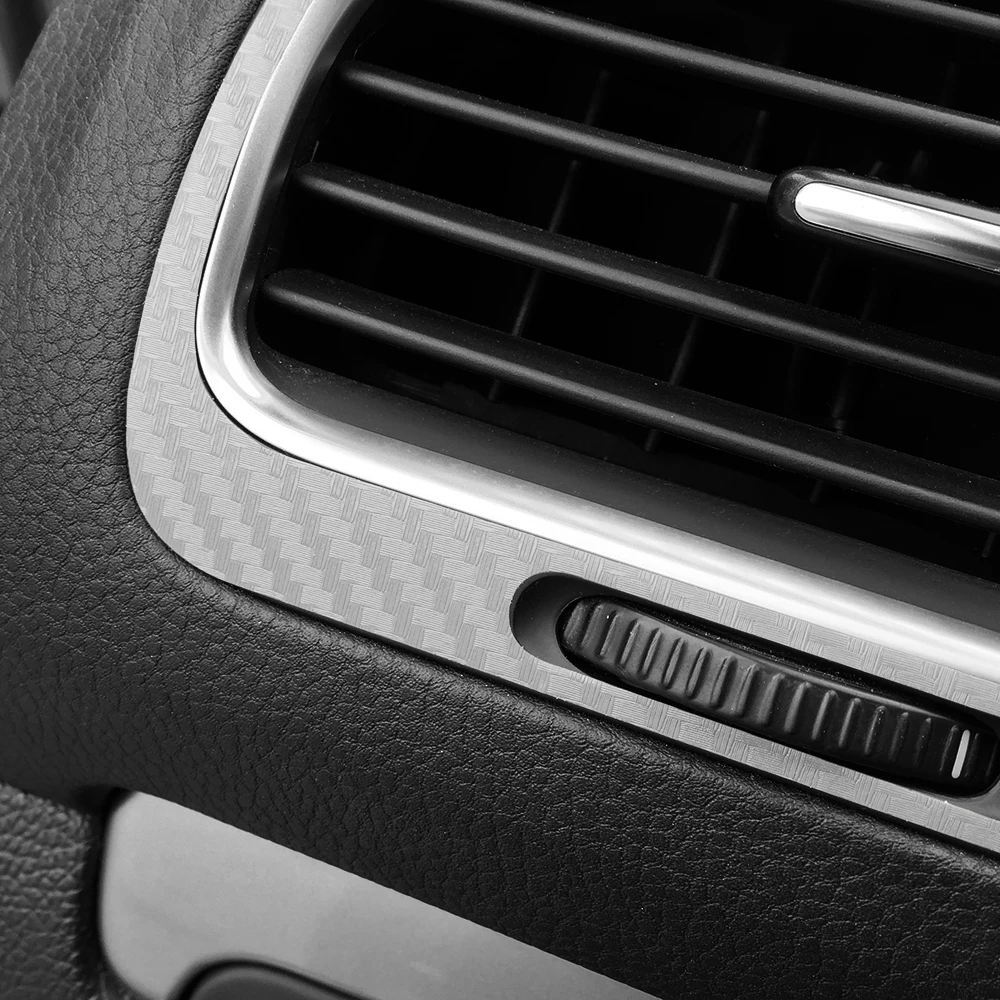 Углеволоконная пленка Авто кондиционер розетки панель декоративная наклейка