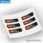 Дорожный велосипед, рама, флаг, личное имя, пользовательский водитель, ID, наклейки, горная звезда, наименование, пользовательские наклейки, стиль 5