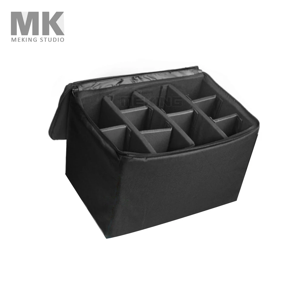 Meking Camera Bag 36cm*26cm*25cm Partition padded bags DSLR camera insert Protector Case bag black color Fotografia Lens | Электроника
