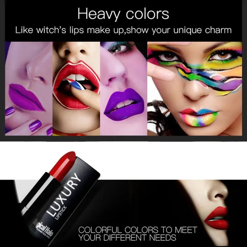 Водостойкая стойкая помада для макияжа макияж в стиле вампира черный виноград