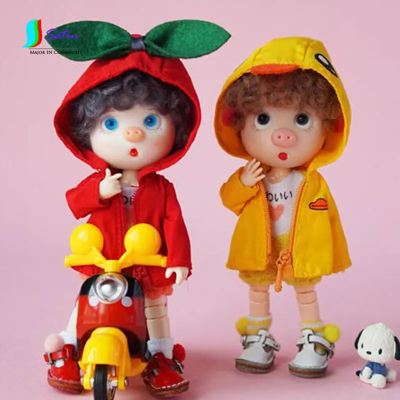 Ob11 одежда для малышей 12 точек Bjd Кукла красивый узел комбинезон с изображением