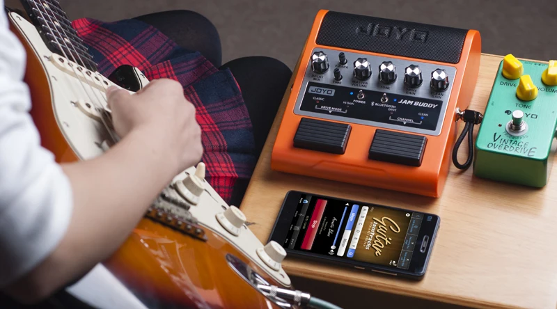 Усилитель для гитары JOYO Jam Buddy перезаряжаемый Bluetooth 4 0 два канала 2*4 Вт с эффектом