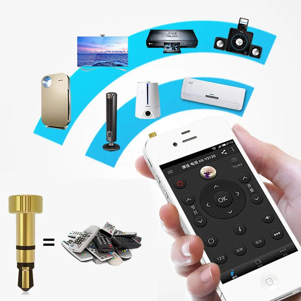 Пульт дистанционного управления Kebidu для смартфонов iPhone iPad портативный карманный