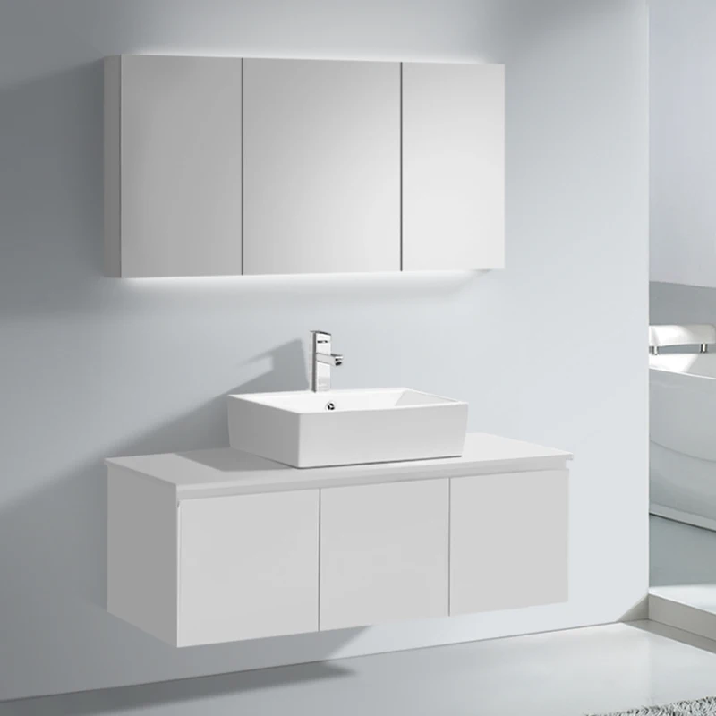 Современный белый туалетный столик под заказ с 2 зеркалами и фонарями|bathroom