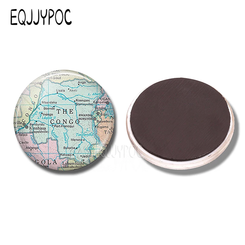 Стеклянные магнитные наклейки для холодильника в стиле Демократической