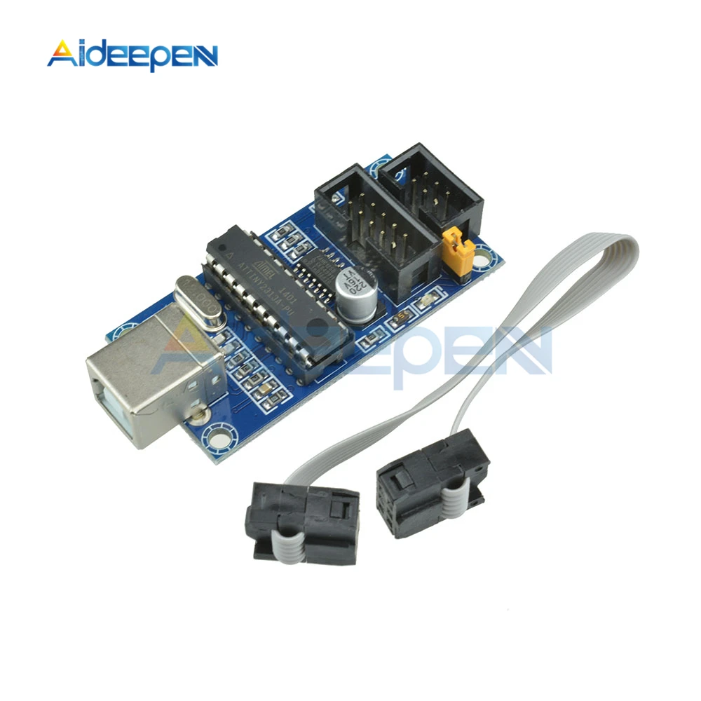 USBTiny USBtinyISP AVR ISP программатор Bootloader для Arduino Meag2560 UNO R3 с 6pin кабелем