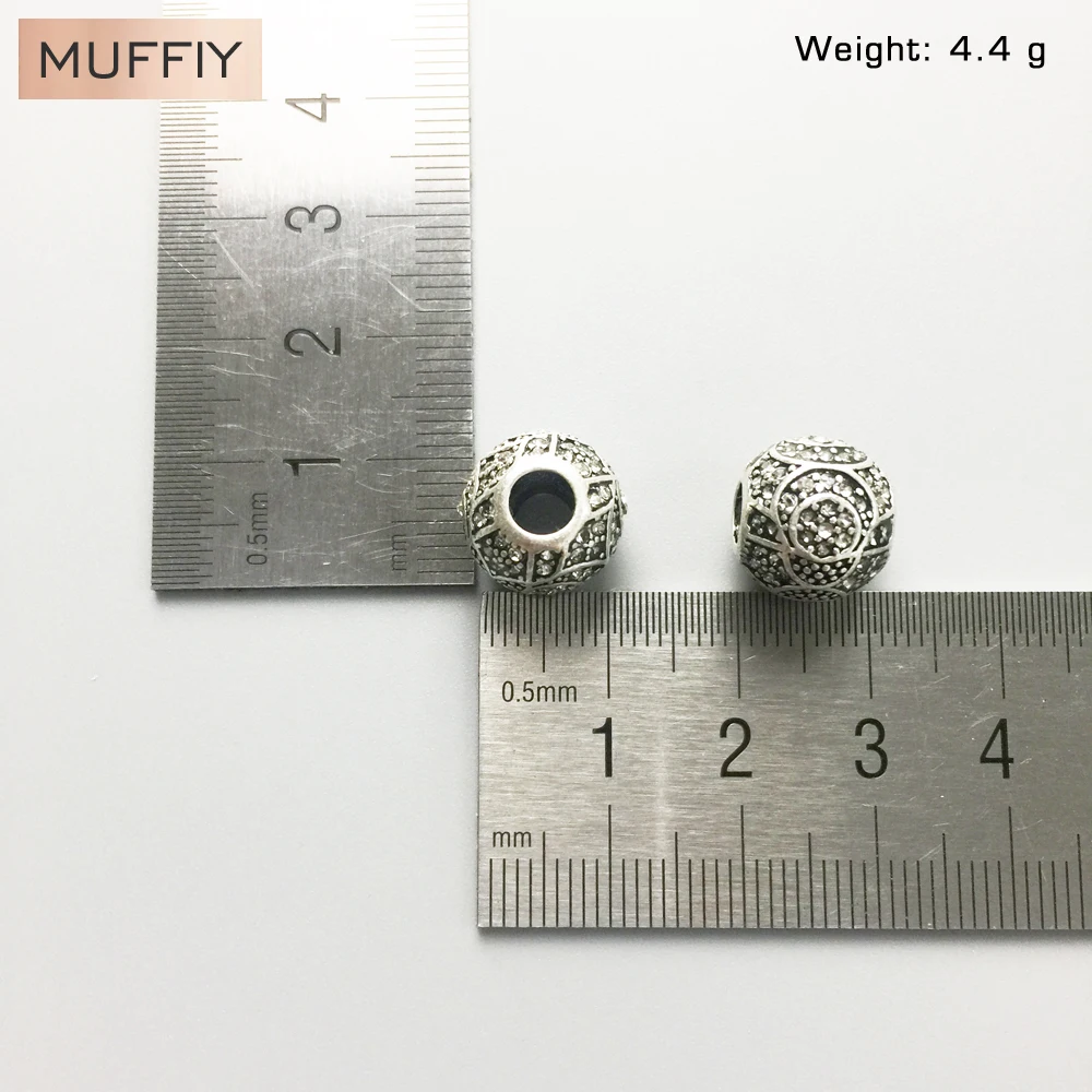 Очаровательные бусины черный раздавленный карма Европа 2017 бренд Good 5 мм