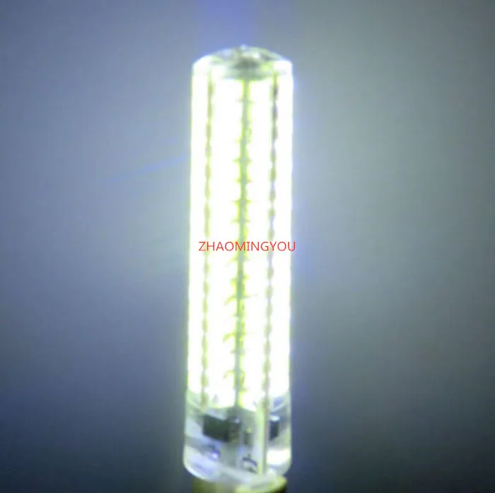 SMD 5730 14W супер яркий силиконовый светодиодный светильник с регулируемой яркостью, G4 G9 E11 E12 E14 E17 BA15d B15 лампа «Кукуруза» 110/220V 136 светодиодный s светодиодный лампы