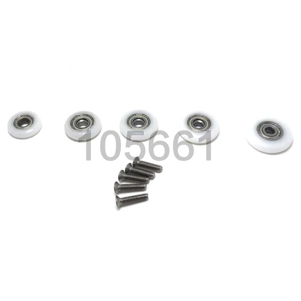 Новинка 8 шт. прочные ролики для нижней душевой двери диаметр вала колеса 19 мм|roller