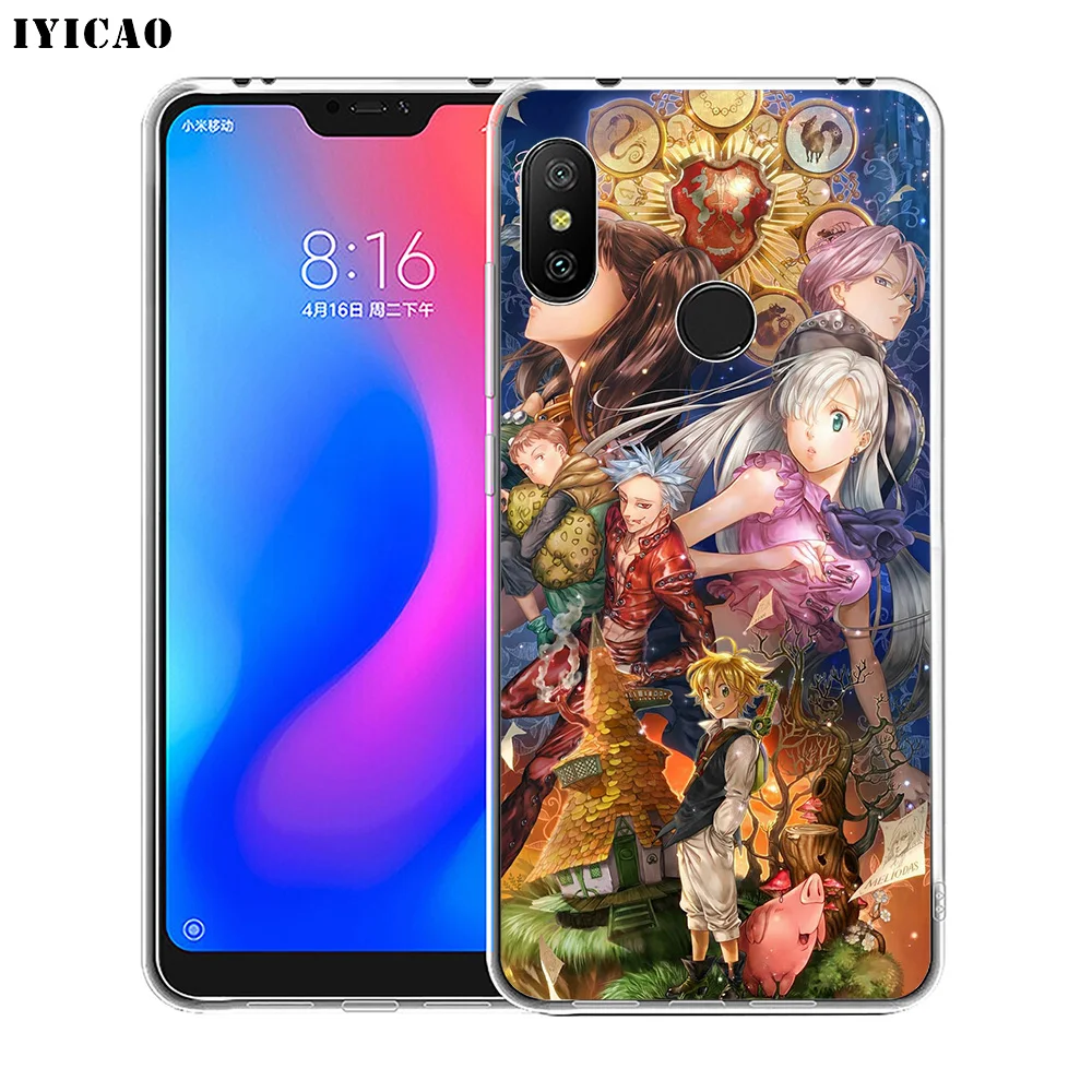 Мягкий силиконовый чехол для телефона IYICAO The Seven Deadly Sins Xiaomi Redmi 4A 5A 6A Note 7 6 5 Pro Plus 4X