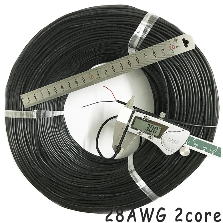 Кабель 28AWG 2, 3, 4, 5, 6, 7, 8, 9, 10 ядер для USB мыши, клавиатуры, передачи данных, 10 метров, ПВХ кабель, мягкая оболочка, кабель управления линией, сигнальный провод