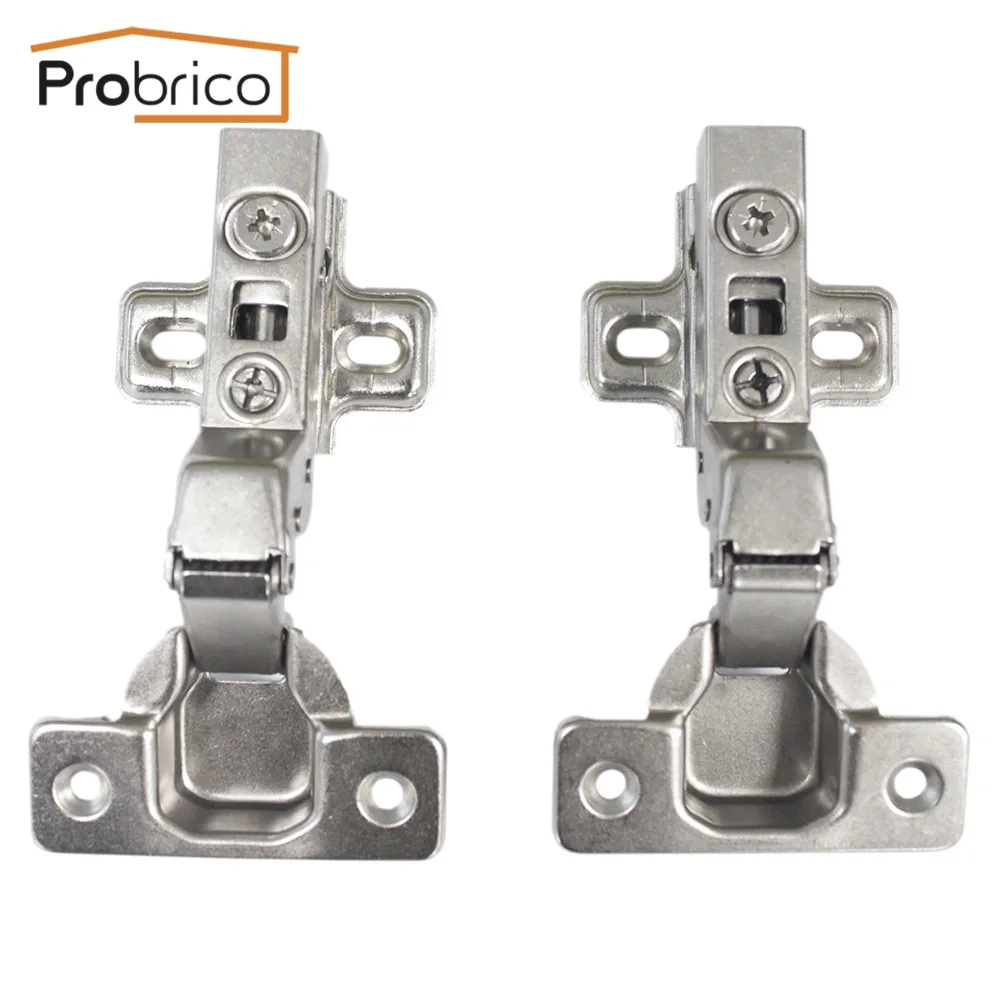 Probrico 1 шт. мягкая петля для кухонного шкафа CHR073HC скрытая двери вставка мебельные