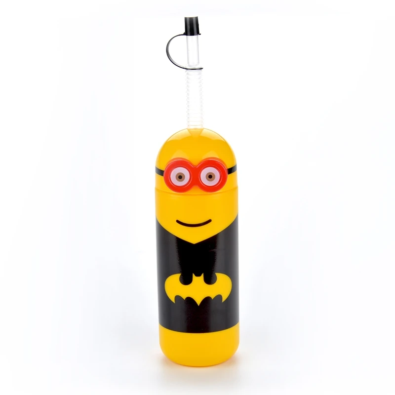 450ml wholesale water bottle cartoon soda bottles yellow Minions popular for milk tea beverage stores | Дом и сад