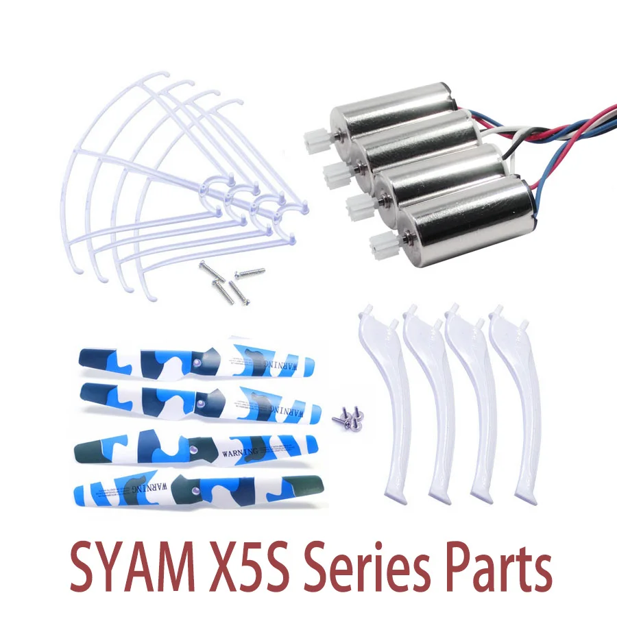 6 видов цветов Syma X5SW X5SC CW CCW мотор и полный комплект замены RC Квадрокоптер вертолет