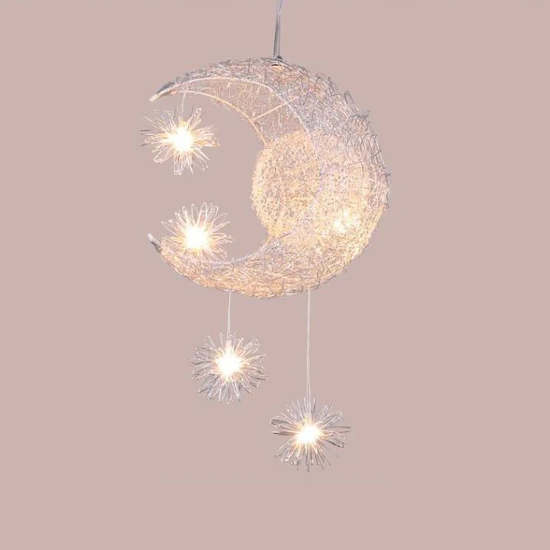 Модные алюминиевые светильники люстра в форме звезды освещение для гостиной