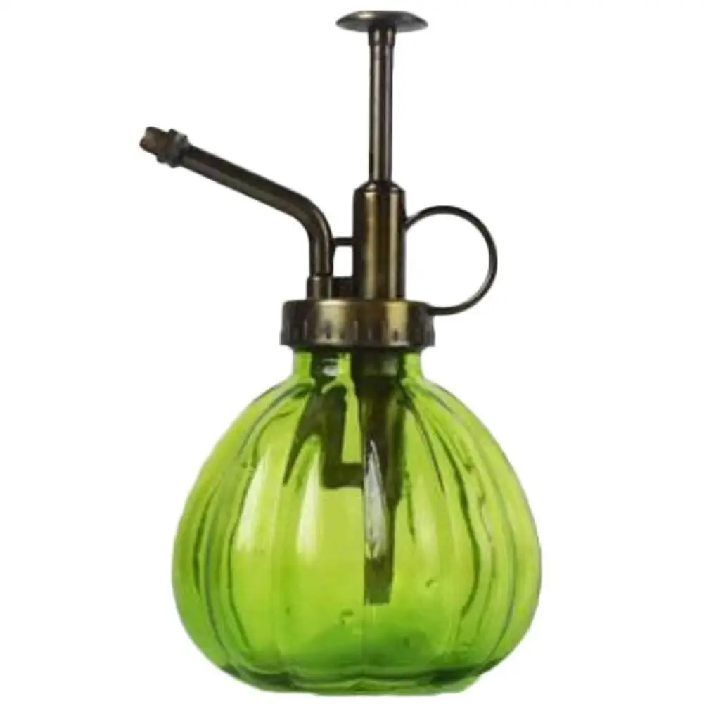 light green 6," Винтажная стеклянная бутылка-спрей в форме тыквы, цветной кувшин для полива цветов, Садовые принадлежности для суккулентов, несколько цветов - Цвет: light green