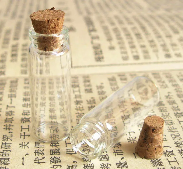 100x2 5 мл маленькие прозрачные пробковые стеклянные бутылки Флаконы куб. См мини