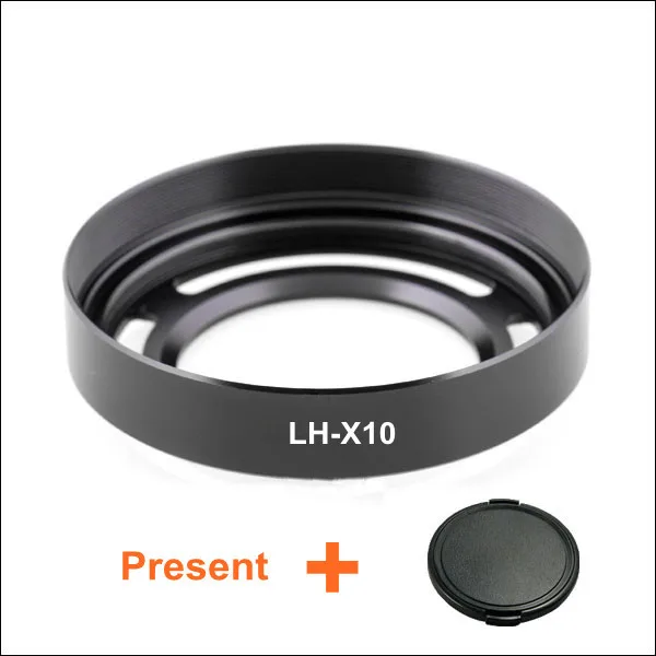 LH-X10 LH X10 бленда объектива металлическая для FUJIFILM X20 52 мм адаптер вентилируемый с
