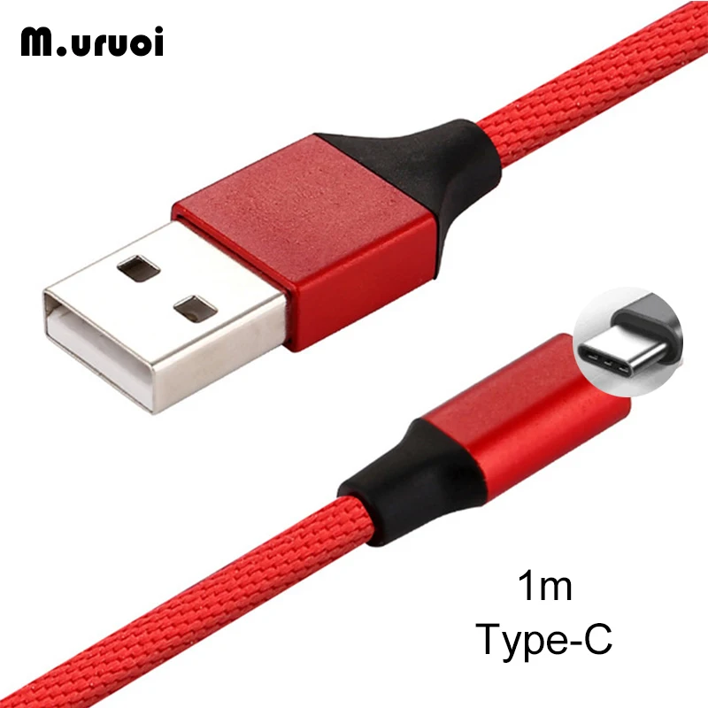 M. uruoi USB C кабель 1 м быстрое зарядное устройство для передачи данных мобильного