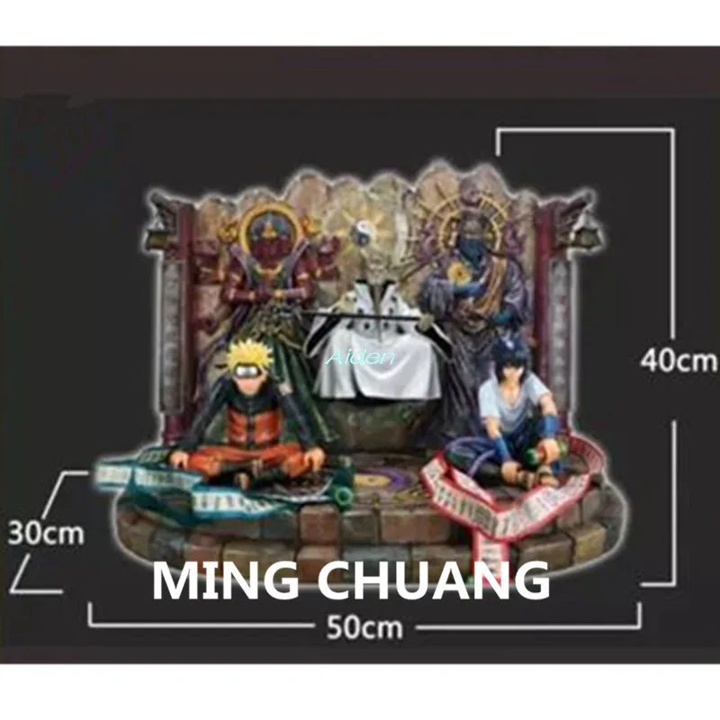 1" Статуя Наруто Ootutuki Hagoromo бюст индора полная длина портрет Uchiha Sasuke GK фигурка PF игрушка коробка 41 см B1242