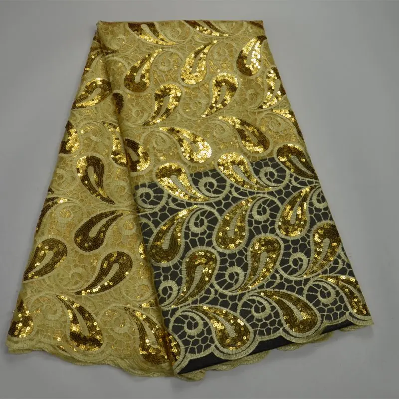 African Laces Sequins Embroidered Lace Fabric French Tulle With Net for Lady Dressing Party 30 | Дом и сад