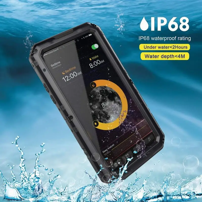 Ascromy для iPhone X чехол сверхпрочный защитный чехол для iPhone X 10 8 7 6 6S Plus IP68 водонепроницаемый противоударный чехол