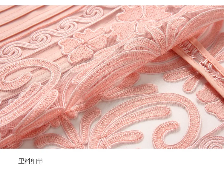 Vestidos De Verano,, весенние, летние, вечерние, для мероприятий, для женщин, с круглым вырезом, сексуальные, чистая сетка, вышивка, коктейль с коротким рукавом, женское платье
