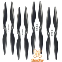 1pack of 4 pairs 13x6 5 3k carbon fiber propellers cw ccw 1365 cf props 13inch for diy rc quadcopter hexacopter