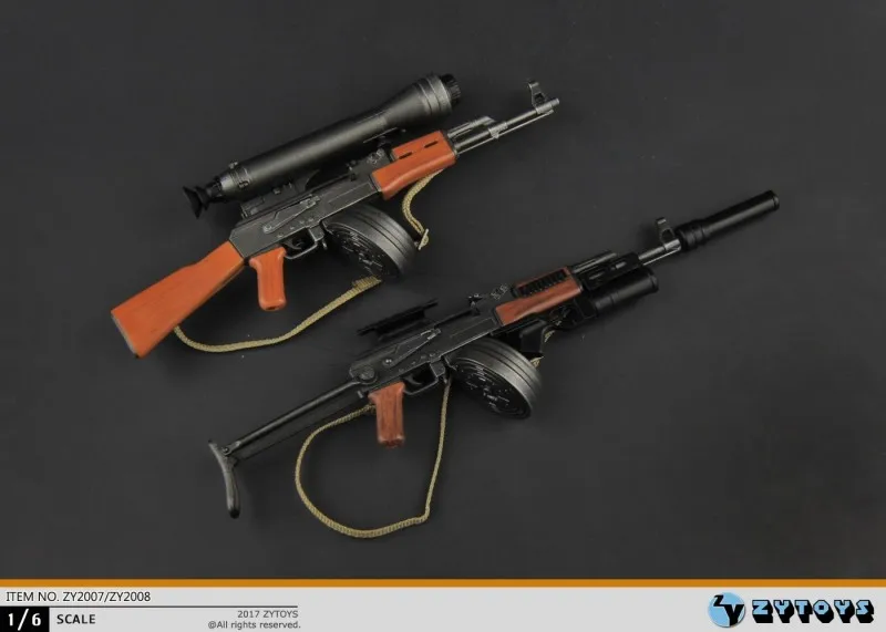 Пластиковая фигурка [ESTARTEK] ZYTOYS 1/6 AK47 / AKS47 для Phicen VC UD ND Jiaou Doll HT 12 дюймов|Игровые
