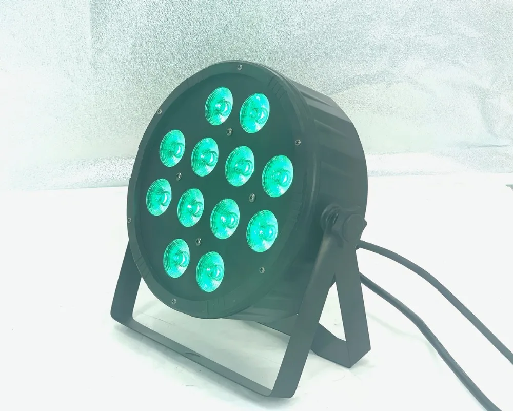 4 шт./лот 12x12 Вт светодиодный par свет 4в1 RGBW RGB светодиодный сценический свет светодиодный плоский SlimPar Quad Can с DMX512 плоский DJ контроллер оборудования