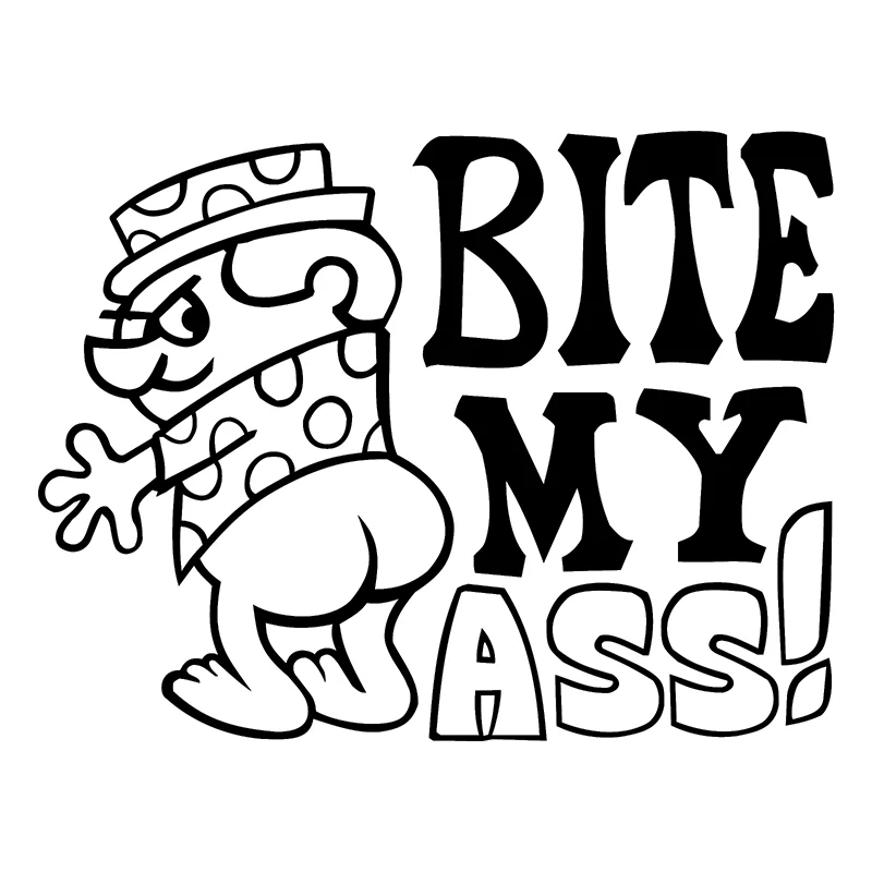 Поклейте задницу! Наклейка на стену для взрослых автомобилей грузовиков |