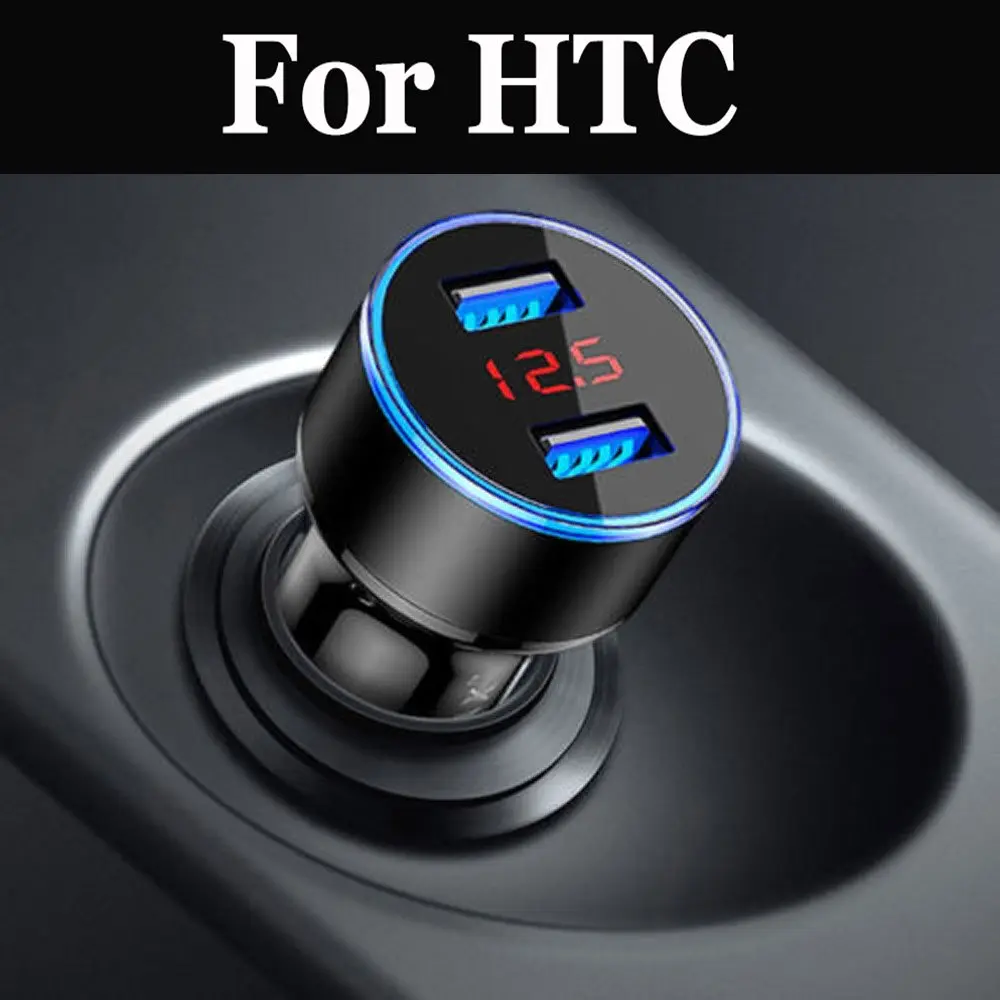 Зарядных порта USB для автомобиля Зарядное устройство адаптер Дисплей авто