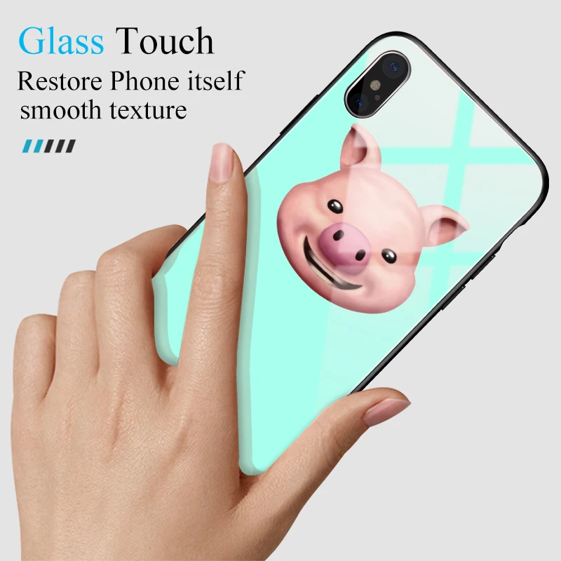 Чехол TOTU из закаленного стекла для iPhone X 10 роскошный крутой чехол телефона