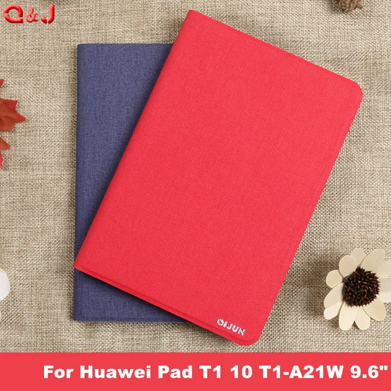 Чехол-подставка из искусственной кожи для Huawei Media Pad T1 10 диагональ 9 6 дюйма |