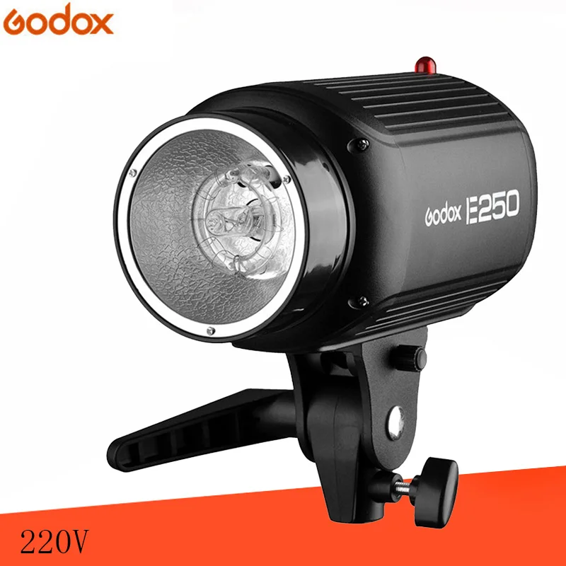 220V Студийный стробоскопический светильник для фотостудии Godox E250 Pro 250W - Цвет: 220V