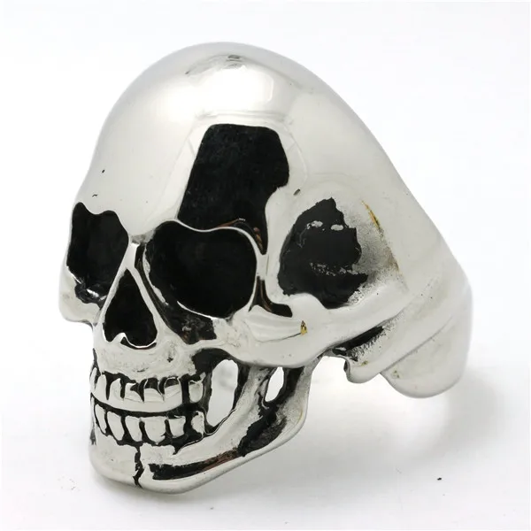 Бесплатная доставка серебристое мужское мотоциклетное кольцо в европейском и