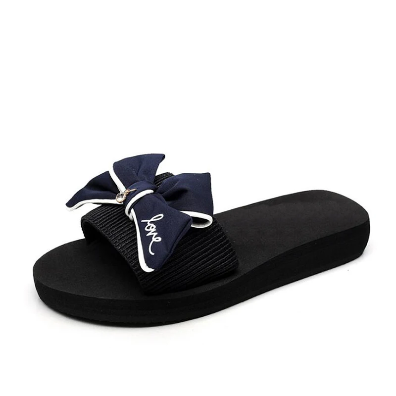 2017 женские сандалии на высоком каблуке с бантом летние босоножки танкетке