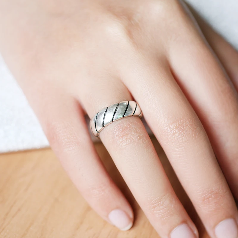 Лидер продаж модное винтажное Стильное мужское тайское серебрянное кольцо из