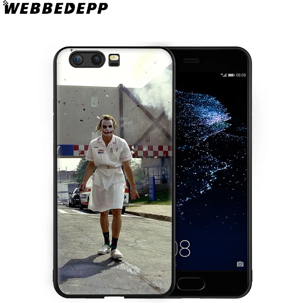WEBBEDEPP Джокер Бэтмен мягкий чехол для Huawei P8 P9 P10 P20 P30 Lite Pro P Smart Z Plus 2019 Y6 Prime 2018 2017 Mini |
