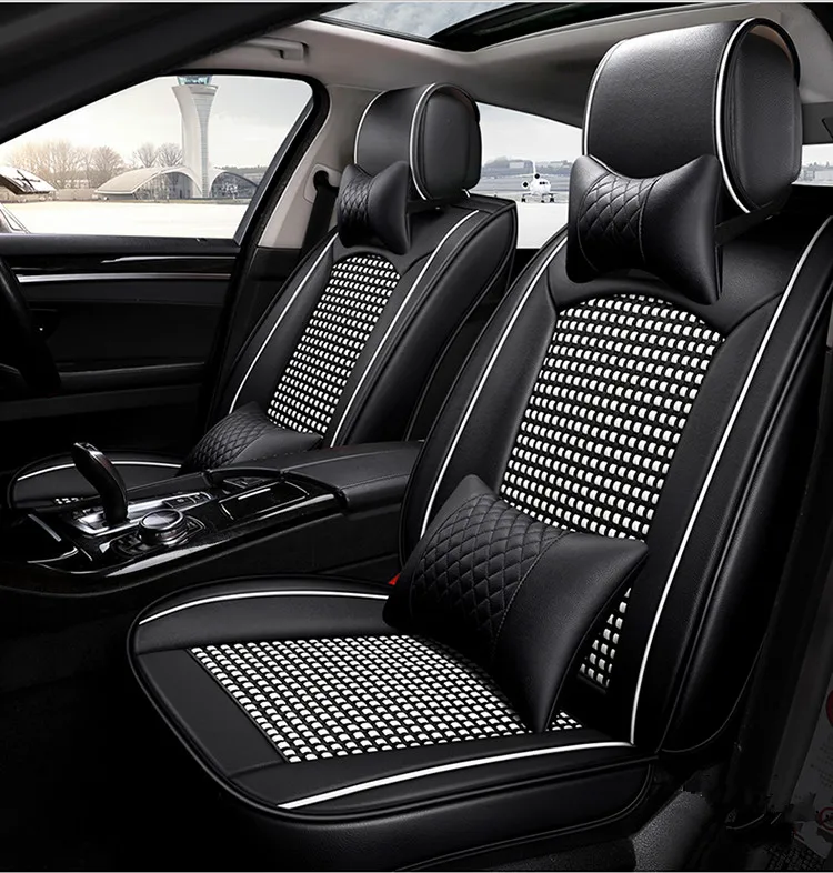 Новое поступление! Полный набор сиденье автомобиля чехлы для Audi A8 Длинная модель