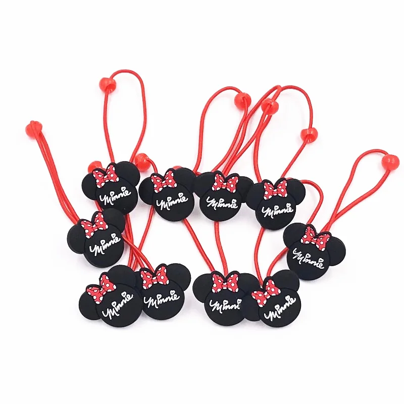 1 комплект = 10 шт. милые детские аксессуары с Минни эластичная резинка для волос