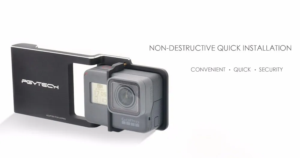 PGYTECH Gopro Hero 7 6 5 4 3+ аксессуары адаптер переключатель Монтажная пластина для DJI osmo экшн-телефон gimbal камера zhiyun xiaoyi 4K