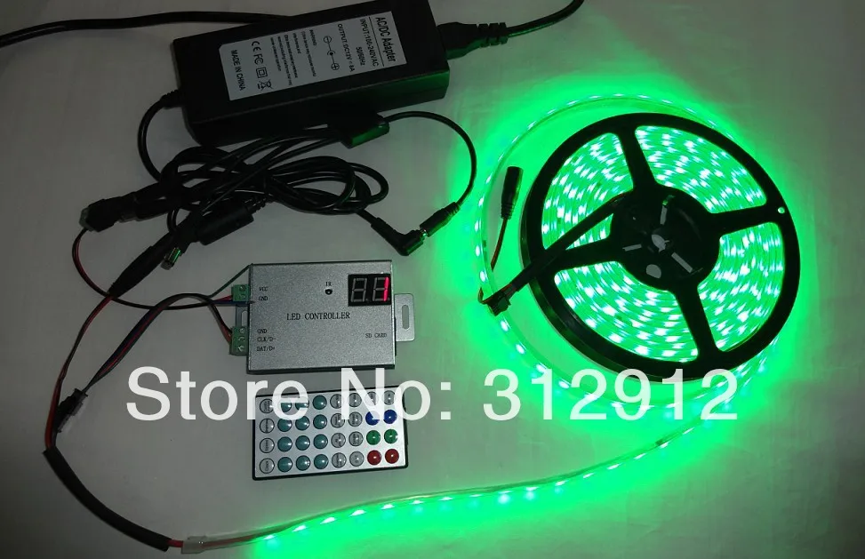 5 м DC12V IP68 60 светодиодов/m INK1003 светодиодные pixel srip + H805SB PIXELcontroller 12 В/8A источник
