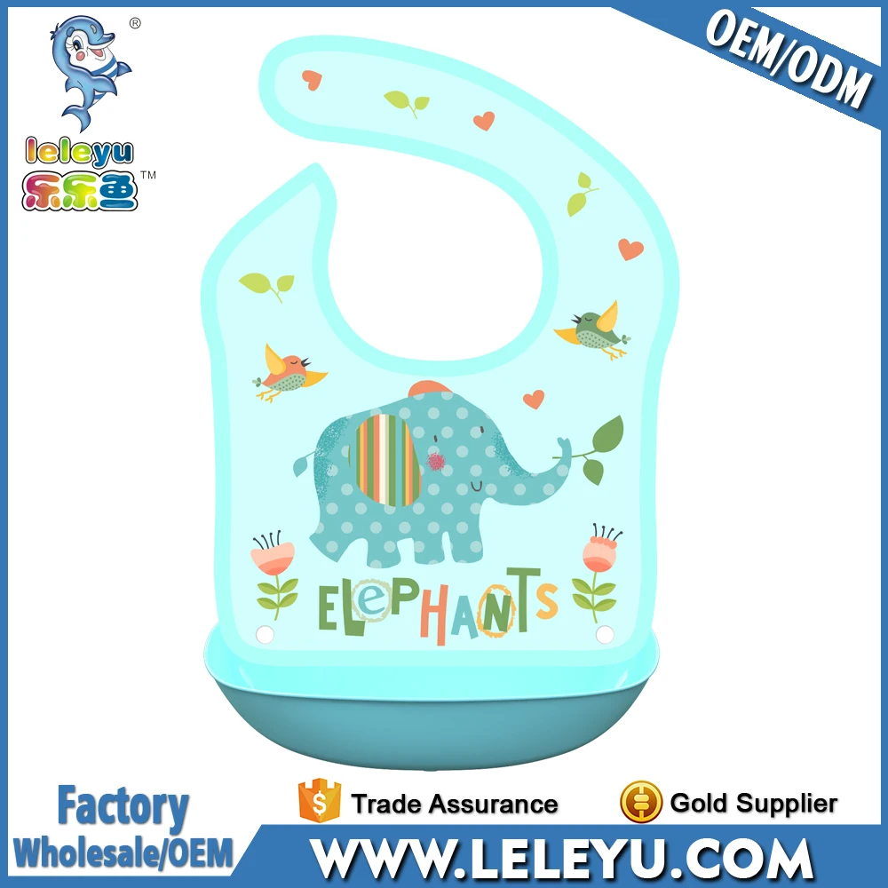 Оптовая продажа с фабрики милые моющиеся детские нагрудники мультяшным принтом