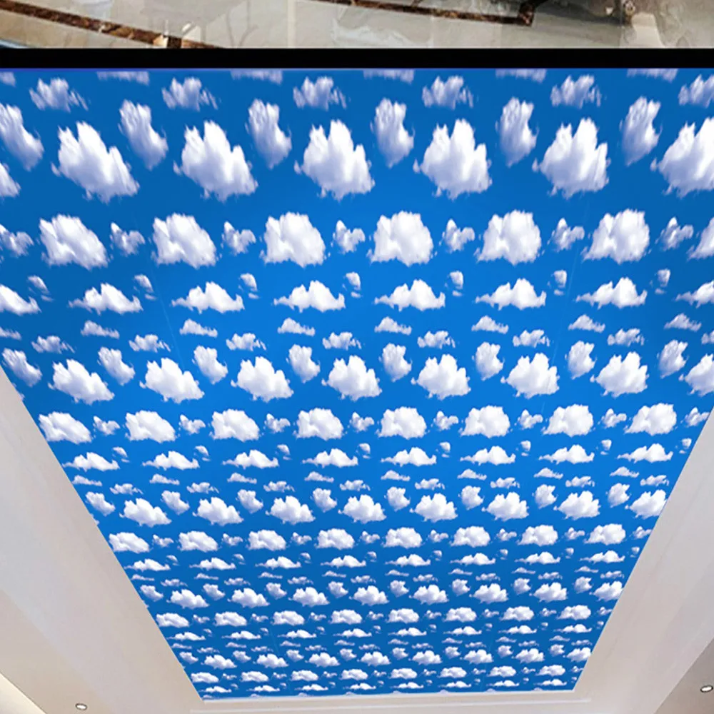 Самоклеющиеся обои с натуральным небом DIY настенная водостойкая наклейка для