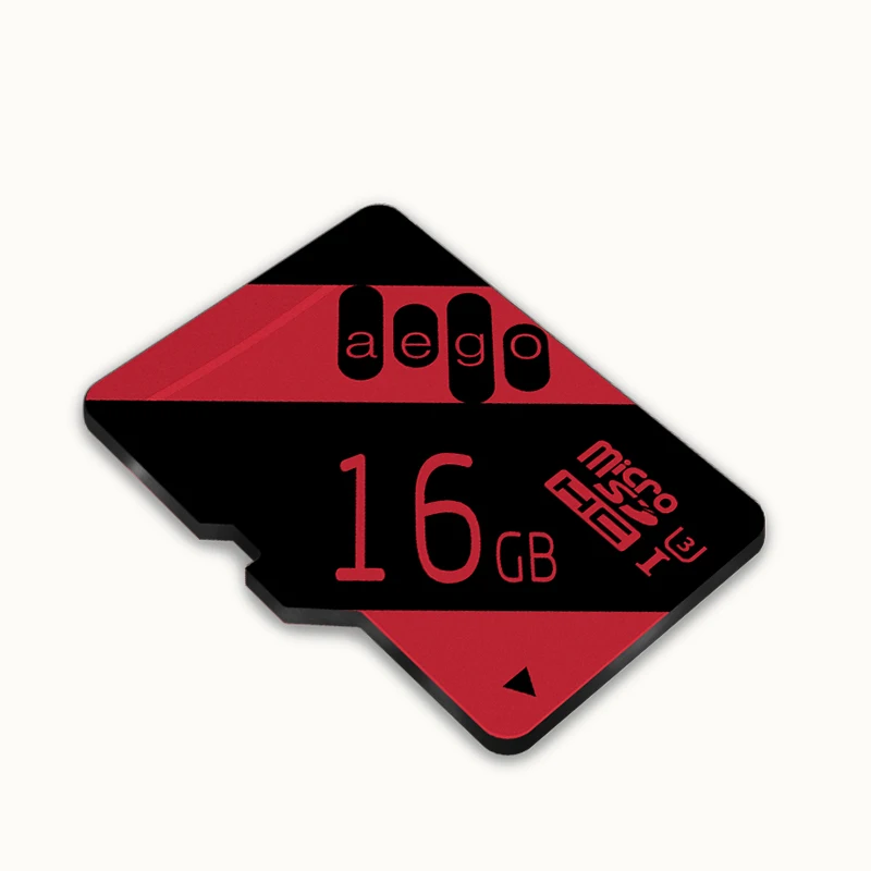 Карта флэш памяти AEGO Trans карта micro SD класса 10 16 ГБ с адаптером для карт (U1) / UHS I