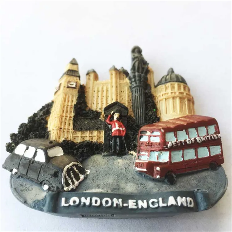 London Trafalgar квадратный рисунок на холодильник стикер Британский пейзаж магнит на холодильник домашний Декор подарок Прямая